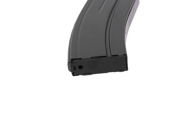 D&H Industries 6.8SPC/224 Valkyrie 25 Round Magawith Magpul Follower has a steel base plate.